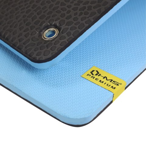 MFK02 BLUE-BLACK MATA FITNESS KLUBOWA Z OTWORAMI HMS PREMIUM HMS PREMIUM