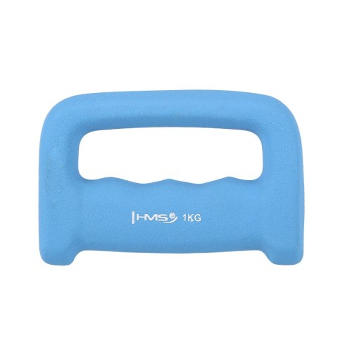 CK10 KASTET LIGHT BLUE CIĘŻAREK ŻELIWNY POKRYTY NEOPRENEM 1.0 KG HMS HMS