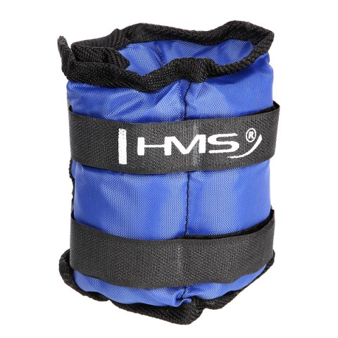 OB03 BLUE OBCIĄŻNIKI DO ĆWICZEŃ NA KOSTKI I NADGARSTKI 2 x 1.5 KG HMS HMS