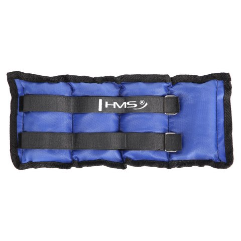 OB03 BLUE OBCIĄŻNIKI DO ĆWICZEŃ NA KOSTKI I NADGARSTKI 2 x 1.5 KG HMS HMS