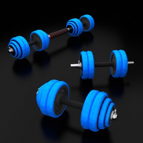 SGG30 BAR SZTANGIELKI REGULOWANE GUMOWANE 30KG HMS HMS