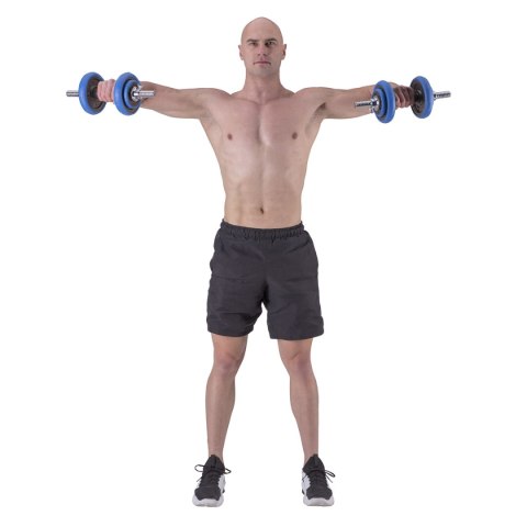 SGG30 BAR SZTANGIELKI REGULOWANE GUMOWANE 30KG HMS HMS