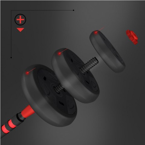 SGN130 PRO SET 6W1 ZESTAW CIĘŻARÓW 30KG HMS HMS