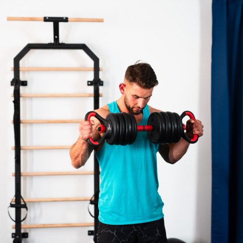 SGN130 PRO SET 6W1 ZESTAW CIĘŻARÓW 30KG HMS HMS