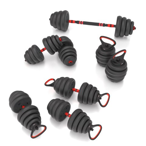 SGN130 PRO SET 6W1 ZESTAW CIĘŻARÓW 30KG HMS HMS