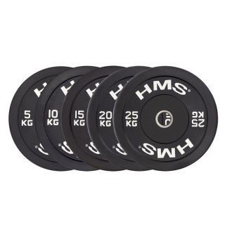 BBR25 BLACK TALERZ OLIMPIJSKI BUMPER 25 KG HMS HMS