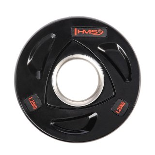 TOX01 CZARNY TALERZ OLIMPIJSKI OGUMOWANY 1.25 KG HMS HMS