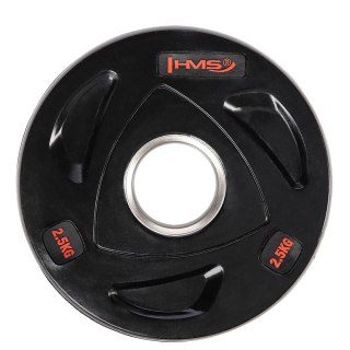 TOX02 CZARNY TALERZ OLIMPIJSKI OGUMOWANY 2.5 KG HMS HMS