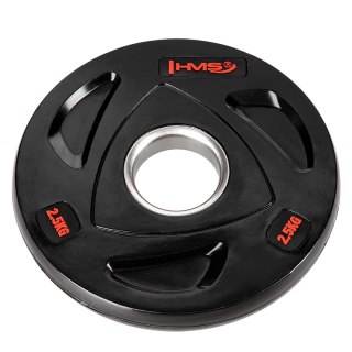 TOX02 CZARNY TALERZ OLIMPIJSKI OGUMOWANY 2.5 KG HMS HMS