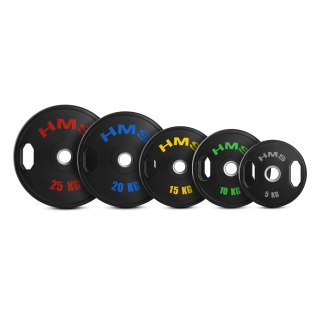 TOG10 2 x 10 KG TALERZ OLIMPIJSKI OGUMOWANY 2 x 10 KG HMS HMS