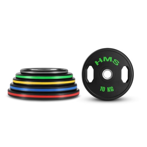 TOG10 2 x 10 KG TALERZ OLIMPIJSKI OGUMOWANY 2 x 10 KG HMS HMS