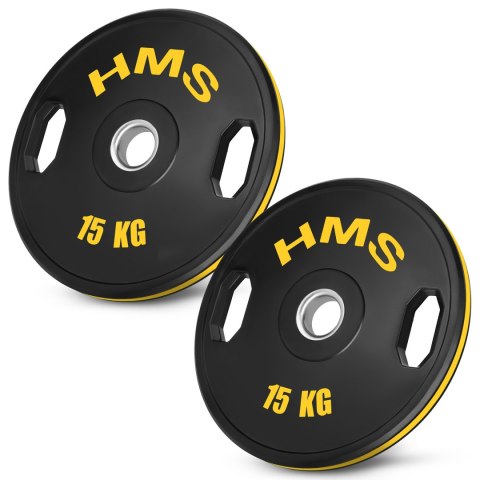 TOG15 2 x 15 KG TALERZ OLIMPIJSKI OGUMOWANY 2 x 15 KG HMS HMS