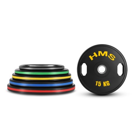 TOG15 2 x 15 KG TALERZ OLIMPIJSKI OGUMOWANY 2 x 15 KG HMS HMS