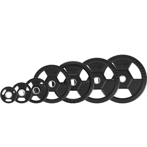 TOH02 CZARNY TALERZ OLIMPIJSKI OGUMOWANY 2.5 KG HMS HMS