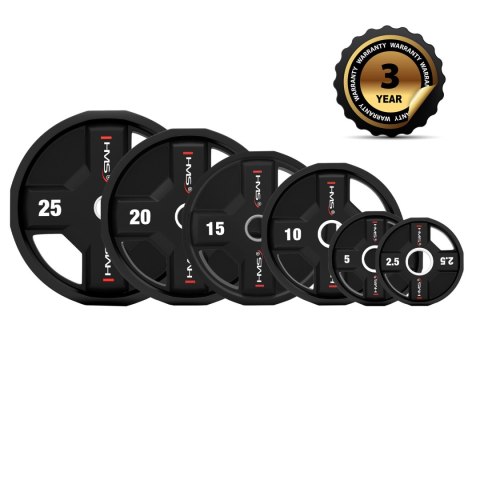 TPC20 TALERZ OLIMPIJSKI POLIURETANOWY CPU 20 KG HMS HMS