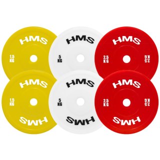 TPP02 (2 x 2.5 KG) RED TALERZ OLIMPIJSKI TECHNICZNY PE 2 x 2.5 KG HMS HMS