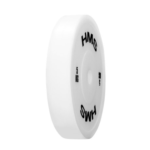 TPP05 (2 x 5.0 KG) WHITE TALERZ OLIMPIJSKI TECHNICZNY PE 2 x 5.0 KG HMS HMS