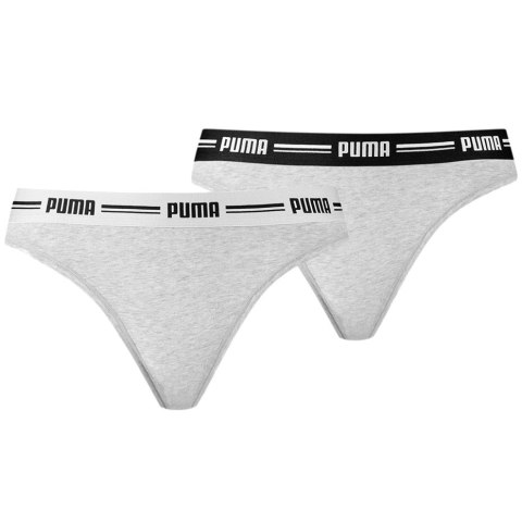 Bielizna damska Puma String 2P Pack szara 907854 05 Puma Bielizna damska Puma String 2P Pack szara 907854 05 Puma