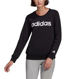 Bluza damska adidas Essentials Linear Sweatshirt czarna GL0718 Adidas