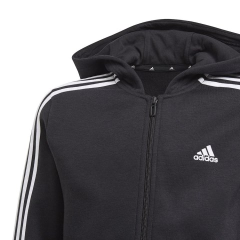 Bluza dla dzieci adidas Essentials 3-Stripes Hoodie czarna GQ8900 Adidas Bluza dla dzieci adidas Essentials 3-Stripes Hoodie czarna GQ8900 Adidas