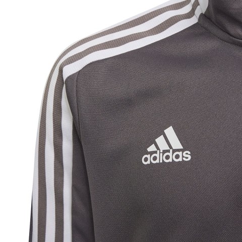 Bluza dla dzieci adidas Tiro 21 Training Top Youth szara GM7321 Adidas teamwear Bluza dla dzieci adidas Tiro 21 Training Top Youth szara GM7321 Adidas teamwear