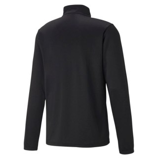 Bluza męska Puma teamRISE 1 4 Zip Top czarna 657394 03 Puma
