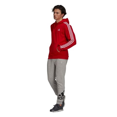 Bluza męska adidas Essentials Fleece czerwona GU2523 Adidas Bluza męska adidas Essentials Fleece czerwona GU2523 Adidas