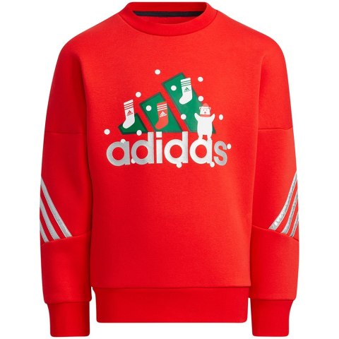 Dres dla dzieci adidas LK Holiday Set czerwono-granatowy H40344 Adidas Dres dla dzieci adidas LK Holiday Set czerwono-granatowy H40344 Adidas