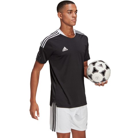 Koszulka męska adidas Tiro 21 Training Jersey czarna GM7586 Adidas teamwear