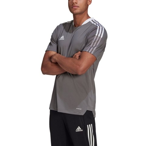 Koszulka męska adidas Tiro 21 Training Jersey szara GM7587 Adidas teamwear