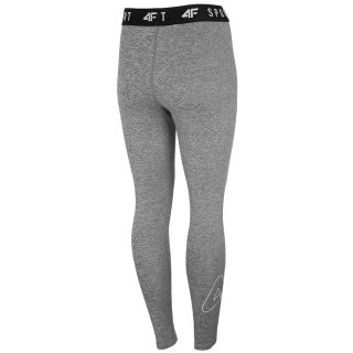 Legginsy damskie 4F szary melanż NOSH4 SPDF001 25M 4F