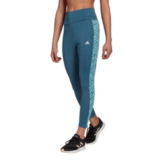 Legginsy damskie adidas Designed to Move Hi niebieskie GT0136 Adidas