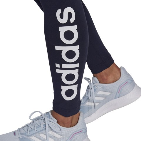 Legginsy damskie adidas Essentials High-Waisted Logo Leggings granatowe H07781 Adidas Legginsy damskie adidas Essentials High-Waisted Logo Leggings granatowe H07781 Adidas