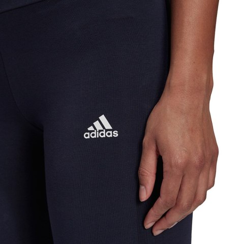 Legginsy damskie adidas Essentials High-Waisted Logo Leggings granatowe H07781 Adidas Legginsy damskie adidas Essentials High-Waisted Logo Leggings granatowe H07781 Adidas