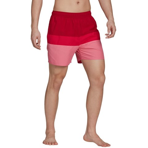 Spodenki kąpielowe męskie adidas Short-Length Colorb czerwono-różowe GU0312 Adidas Spodenki kąpielowe męskie adidas Short-Length Colorb czerwono-różowe GU0312 Adidas