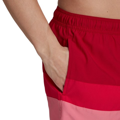 Spodenki kąpielowe męskie adidas Short-Length Colorb czerwono-różowe GU0312 Adidas Spodenki kąpielowe męskie adidas Short-Length Colorb czerwono-różowe GU0312 Adidas