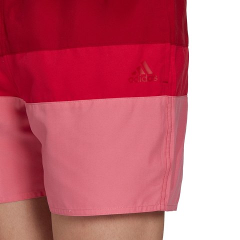 Spodenki kąpielowe męskie adidas Short-Length Colorb czerwono-różowe GU0312 Adidas Spodenki kąpielowe męskie adidas Short-Length Colorb czerwono-różowe GU0312 Adidas