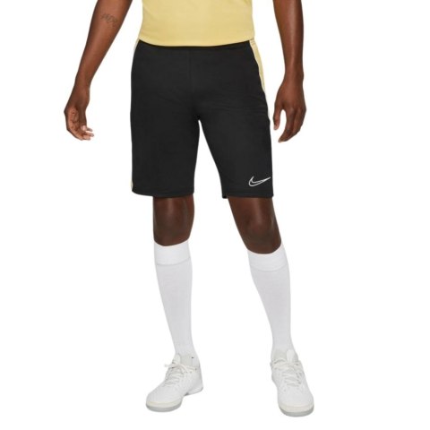 Spodenki męskie Nike NK Dry Academy M18 Short KZ FPJB czarno-żółte CZ0977 011 Nike Football Spodenki męskie Nike NK Dry Academy M18 Short KZ FPJB czarno-żółte CZ0977 011 Nike Football