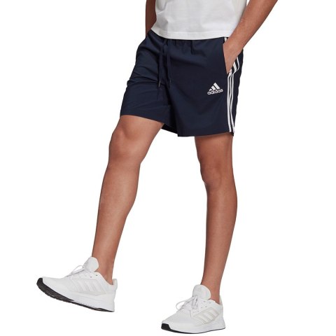 Spodenki męskie adidas Aeroready Essentials Chelsea 3-Stripes Shorts granatowe GL0023 Adidas Spodenki męskie adidas Aeroready Essentials Chelsea 3-Stripes Shorts granatowe GL0023 Adidas