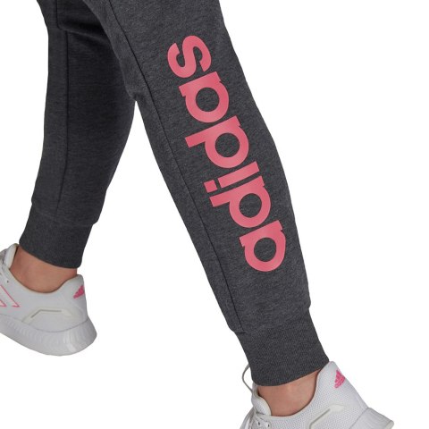 Spodnie damskie adidas Essentials Slim Tapered Cuffed Pant szare H07856 Adidas Spodnie damskie adidas Essentials Slim Tapered Cuffed Pant szare H07856 Adidas