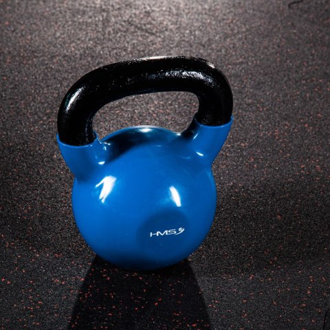 KNV04 BLUE KETTLEBELL ŻELIWNY POKRYTY WINYLEM HMS HMS