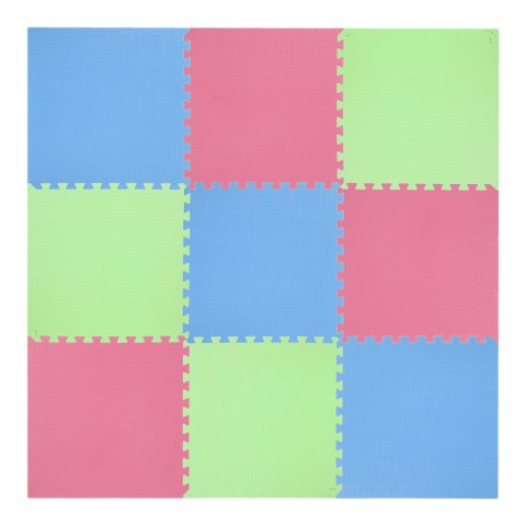 MP10 MATA PUZZLE MULTIPACK GREEN-BLUE-RED 9 ELEMENTÓW 10MM ONE FITNESS ONE FITNESS