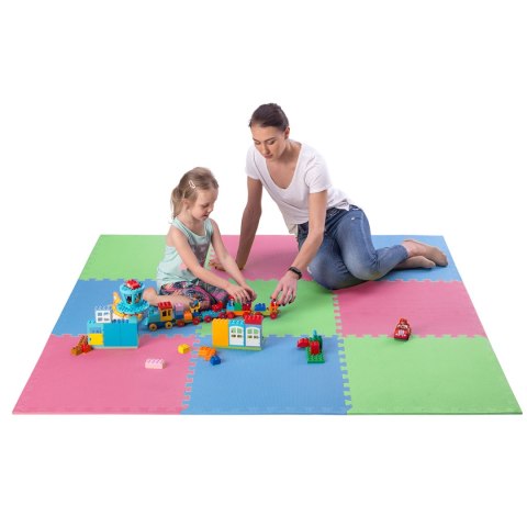 MP10 MATA PUZZLE MULTIPACK GREEN-BLUE-RED 9 ELEMENTÓW 10MM ONE FITNESS ONE FITNESS