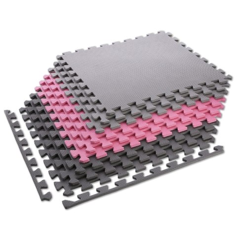 MP10 MATA PUZZLE MULTIPACK PINK-GREY 9 ELEMENTÓW 10MM ONE FITNESS ONE FITNESS