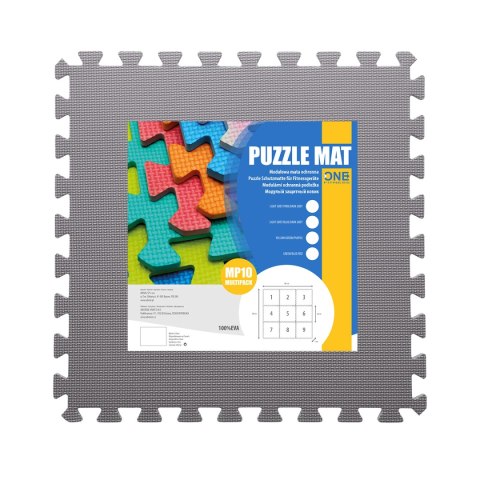 MP10 MATA PUZZLE MULTIPACK PINK-GREY 9 ELEMENTÓW 10MM ONE FITNESS ONE FITNESS