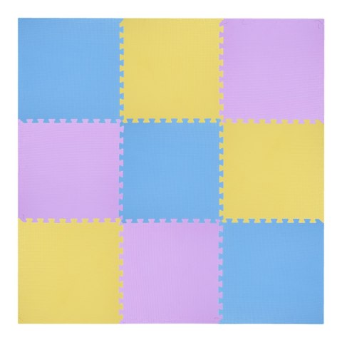 MP10 MATA PUZZLE MULTIPACK YELLOW-BLUE-PURPLE 9 ELEMENTÓW 10MM ONE FITNESS ONE FITNESS