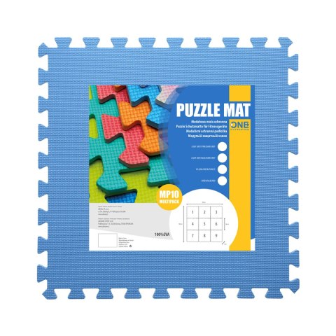 MP10 MATA PUZZLE MULTIPACK YELLOW-BLUE-PURPLE 9 ELEMENTÓW 10MM ONE FITNESS ONE FITNESS