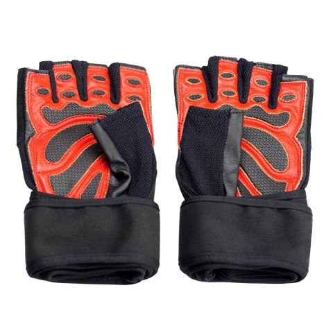 RST01 BLACK/RED ROZM. XXL RĘKAWICE NA SIŁOWNIĘ HMS HMS