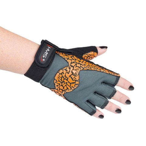 RST03 ORANGE/GRAY ROZM. M RĘKAWICE NA SIŁOWNIĘ HMS HMS