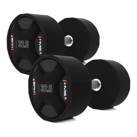 HPC SET ZESTAW HANTLI POLIURETANOWYCH 2 x 27.5 - 37.5 KG CPU (325 KG) HMS HMS